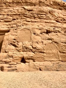 Hieroglyphic Carvings, Temple of Hathor and Nefertari, Abu… 