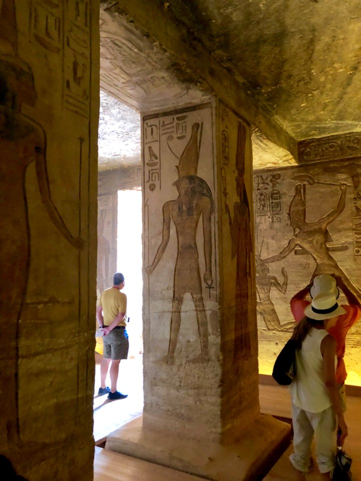 Central Hall, Temple of Hathor and Nefertari, Abu Simbel, … 