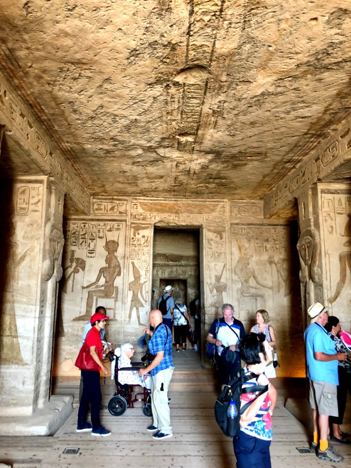 Central Hall, Temple of Hathor and Nefertari, Abu Simbel, … 