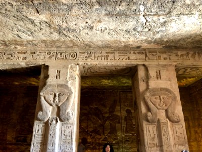 Central Hall, Temple of Hathor and Nefertari, Abu Simbel, … 