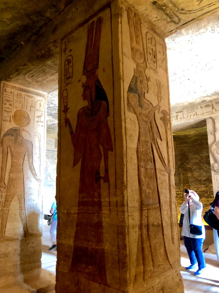 Central Hall, Temple of Hathor and Nefertari, Abu Simbel, … 
