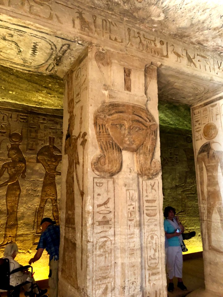 Central Hall, Temple of Hathor and Nefertari, Abu Simbel, … 