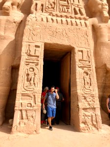 Entryway, Temple of Hathor and Nefertari, Abu Simbel, AG, … 
