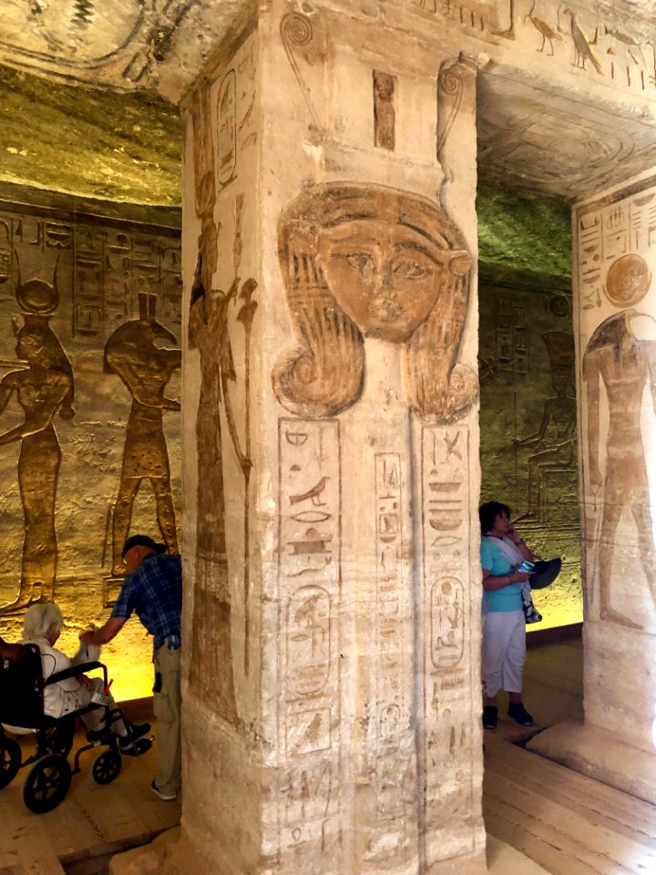 Central Hall, Temple of Hathor and Nefertari, Abu Simbel, … 