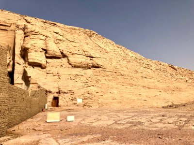 Cliffs, The Great Temple of Ramses II, Abu Simbel, AG, EGY… 