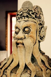 Sculpture stone figure temple complex