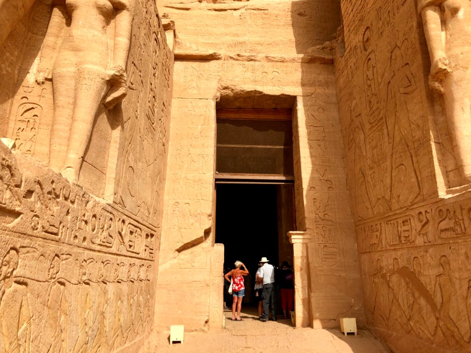 Entryway, The Great Temple of Ramses II, Abu Simbel, AG, E… 
