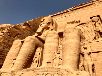 Statues, The Great Temple of Ramses II, Abu Simbel, AG, EG… 
