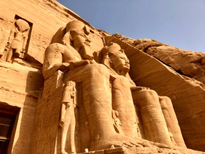 Statues, The Great Temple of Ramses II, Abu Simbel, AG, EG… 