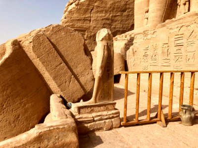 Broken Statue, The Great Temple of Ramses II, Abu Simbel, … 