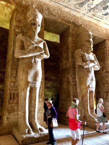 Great Hall, The Great Temple of Ramses II, Abu Simbel, AG,… 