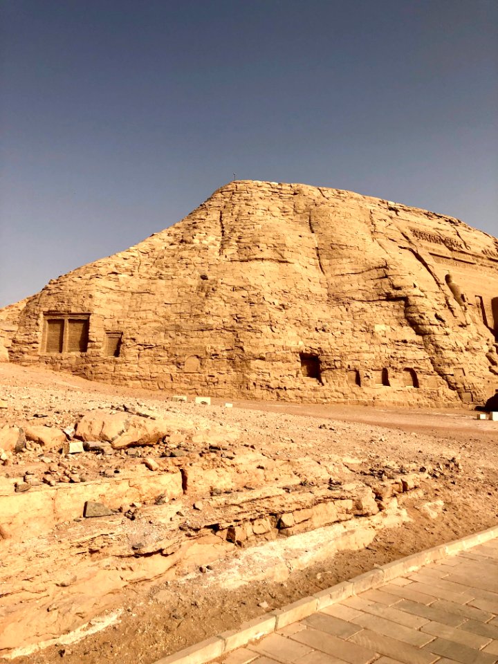 Carved Stone Cliffs, The Great Temple of Ramses II, Abu Si… 