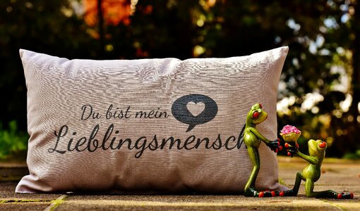 Greeting card romantic pair