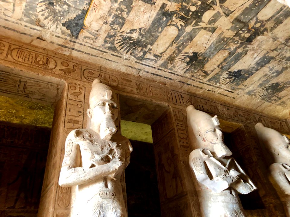 Great Hall, The Great Temple of Ramses II, Abu Simbel, AG,… 