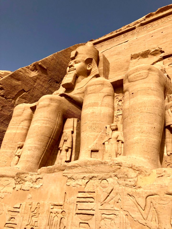 Statues, The Great Temple of Ramses II, Abu Simbel, AG, EG… 