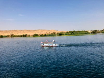 Tugboat on the Nile River, El Allaqi, AG, EGY 