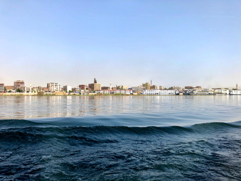 Edfu from the Nile River, Edfu, AG, EGY 