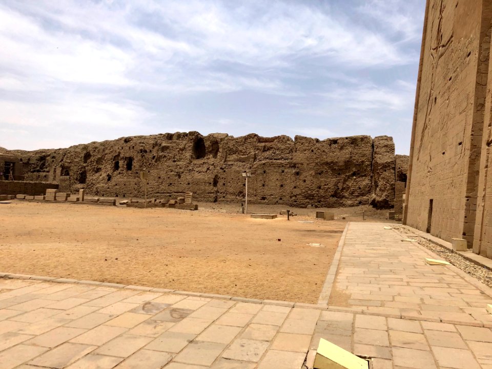 Ancient Settlement Ruins, Temple of Horus at Edfu, Edfu, A… 