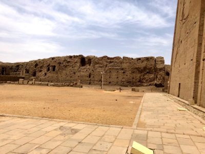 Ancient Settlement Ruins, Temple of Horus at Edfu, Edfu, A… 