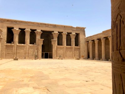 Court of Offerings, Temple of Horus at Edfu, Edfu, AG, EGY… 