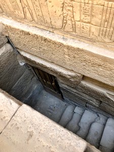Nilometer, Temple of Horus at Edfu, Edfu, AG, EGY 