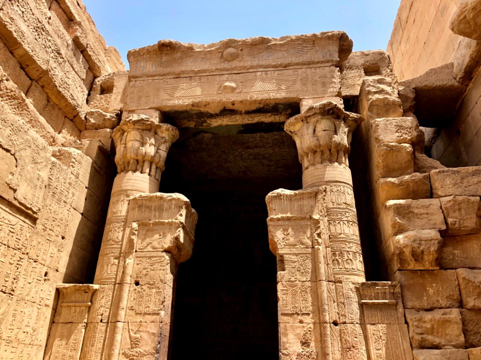 Entryway, Temple of Horus at Edfu, Edfu, AG, EGY 