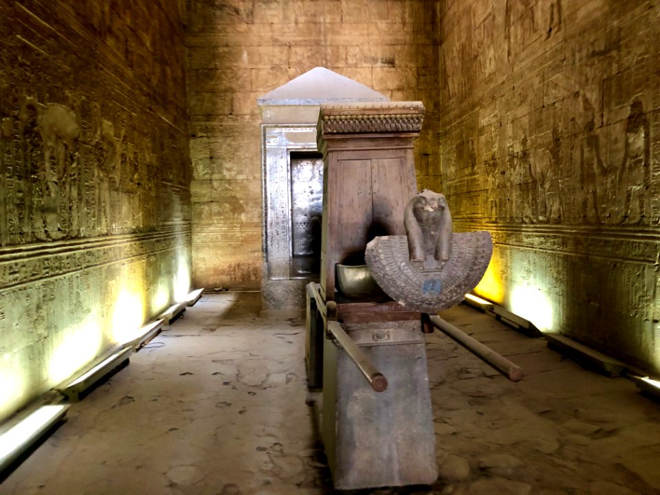 Sanctuary of Horus, Temple of Horus at Edfu, Edfu, AG, EGY… 
