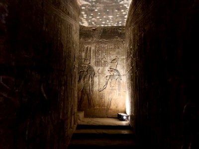 Staircase, Temple of Horus at Edfu, Edfu, AG, EGY 