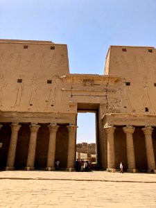 Court of Offerings, Temple of Horus at Edfu, Edfu, AG, EGY… 