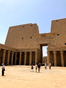 Court of Offerings, Temple of Horus at Edfu, Edfu, AG, EGY… 