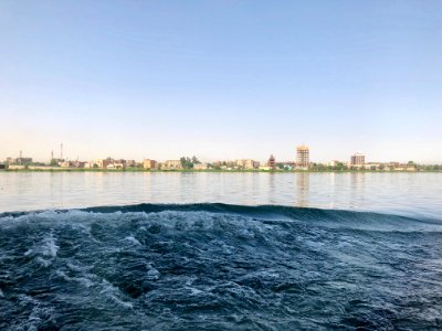 Edfu from the Nile River, Edfu, AG, EGY 