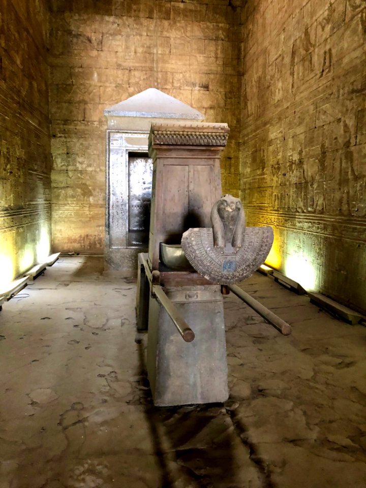 Sanctuary of Horus, Temple of Horus at Edfu, Edfu, AG, EGY… 