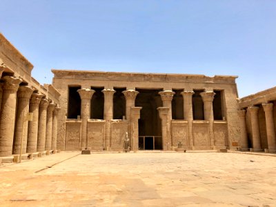 Court of Offerings, Temple of Horus at Edfu, Edfu, AG, EGY… 