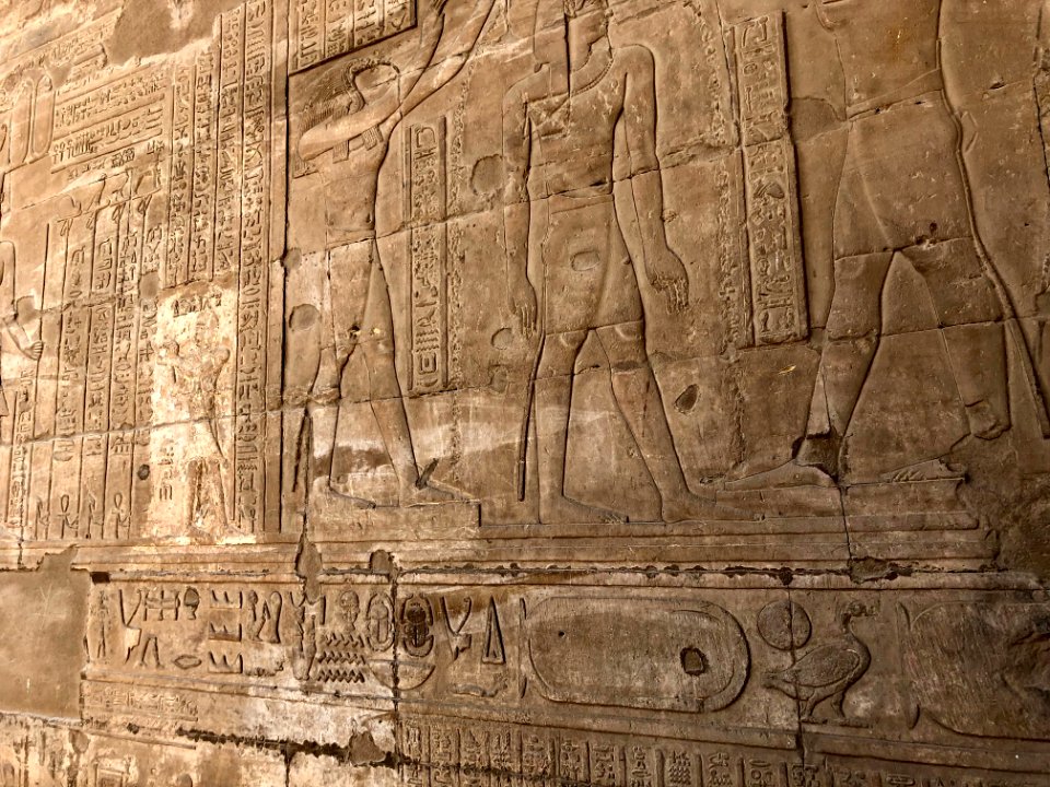 Court of Offerings, Temple of Horus at Edfu, Edfu, AG, EGY… 