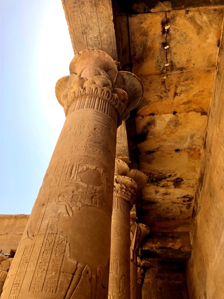 Court of Offerings, Temple of Horus at Edfu, Edfu, AG, EGY… 
