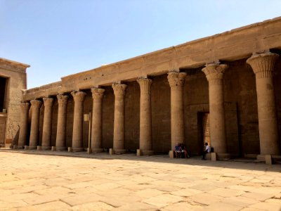 Court of Offerings, Temple of Horus at Edfu, Edfu, AG, EGY… 
