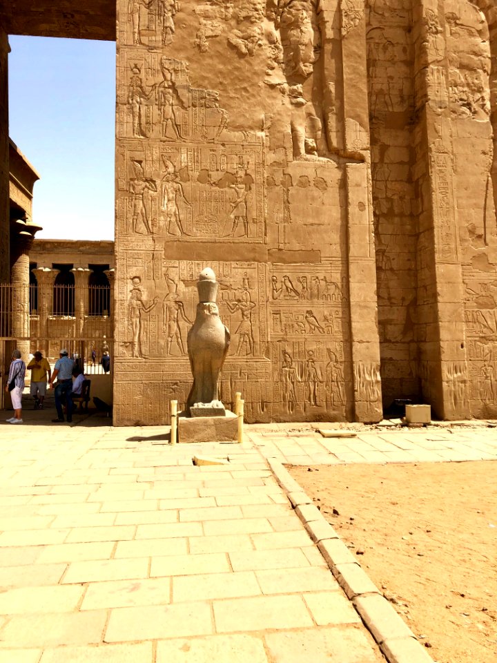 Horus Statue, Temple of Horus at Edfu, Edfu, AG, EGY 