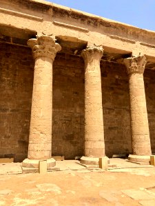 Court of Offerings, Temple of Horus at Edfu, Edfu, AG, EGY… 