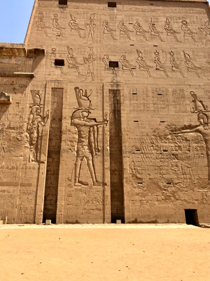 Pylon, Temple of Horus at Edfu, Edfu, AG, EGY 
