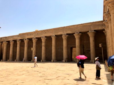 Court of Offerings, Temple of Horus at Edfu, Edfu, AG, EGY… 
