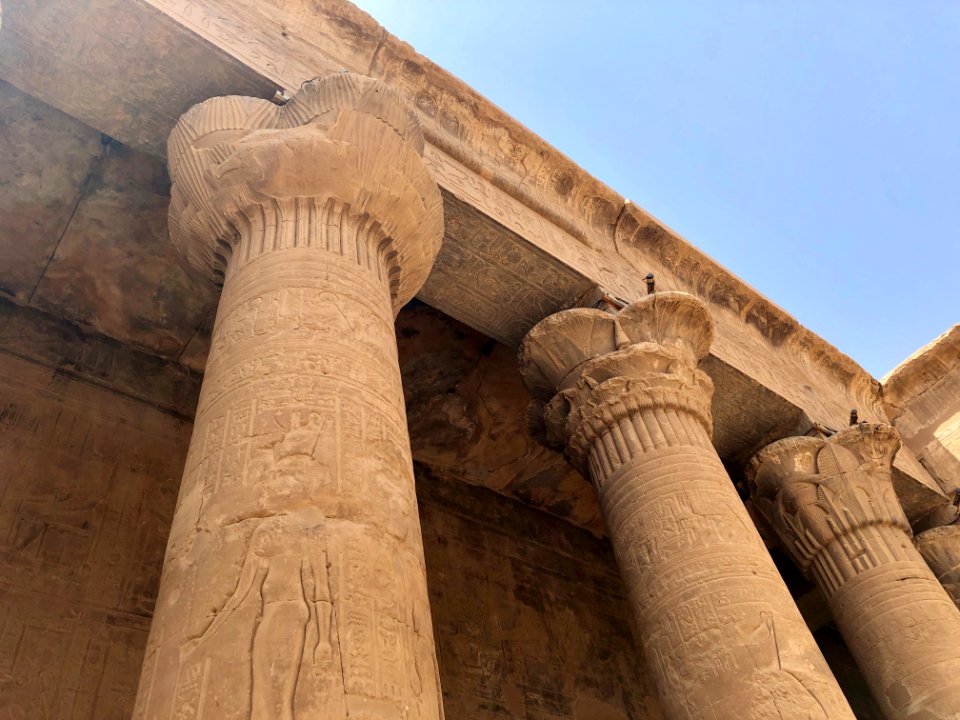 Court of Offerings, Temple of Horus at Edfu, Edfu, AG, EGY… 