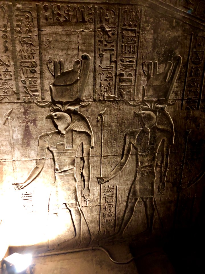 Staircase, Temple of Horus at Edfu, Edfu, AG, EGY 
