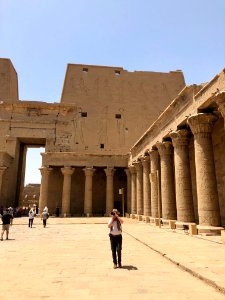 Court of Offerings, Temple of Horus at Edfu, Edfu, AG, EGY… 