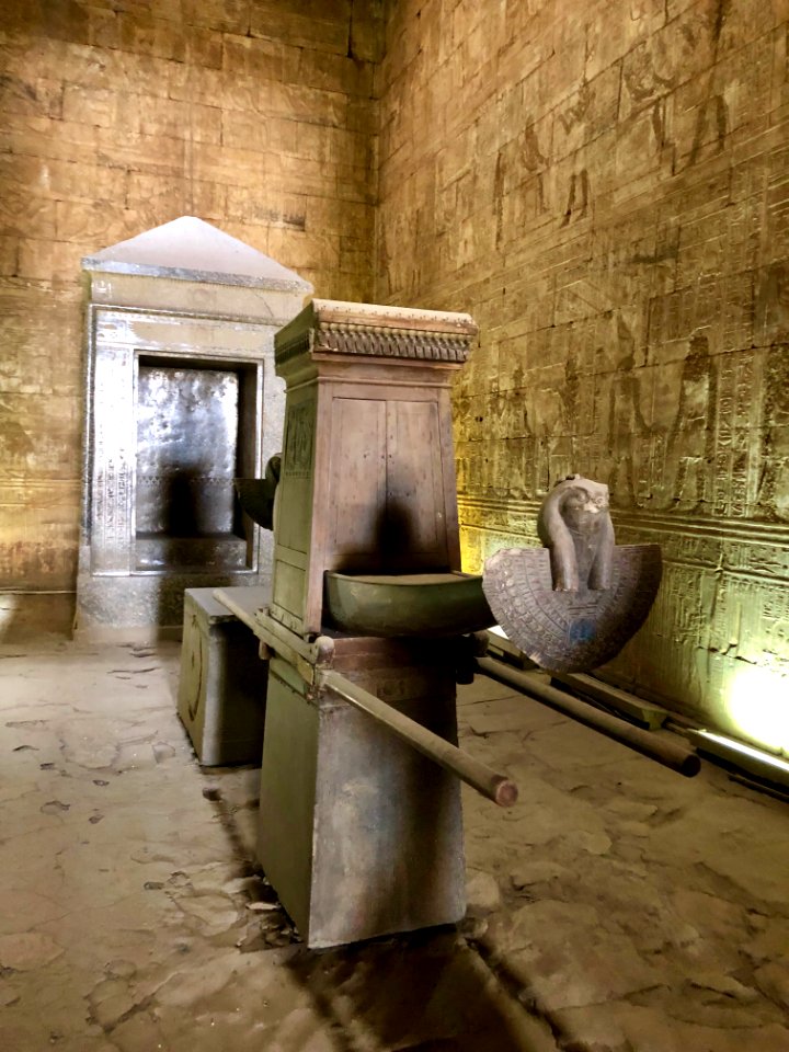 Sanctuary of Horus, Temple of Horus at Edfu, Edfu, AG, EGY… 