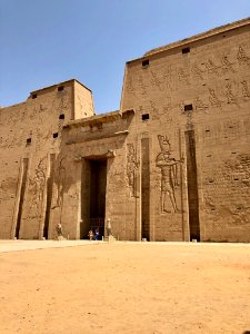 Pylon, Temple of Horus at Edfu, Edfu, AG, EGY 