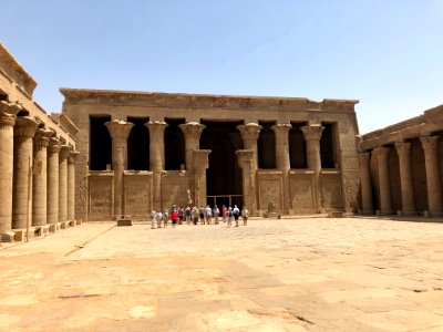Court of Offerings, Temple of Horus at Edfu, Edfu, AG, EGY… 