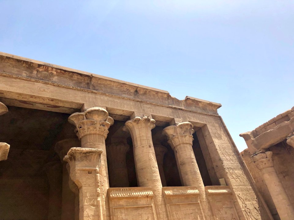 Court of Offerings, Temple of Horus at Edfu, Edfu, AG, EGY… 