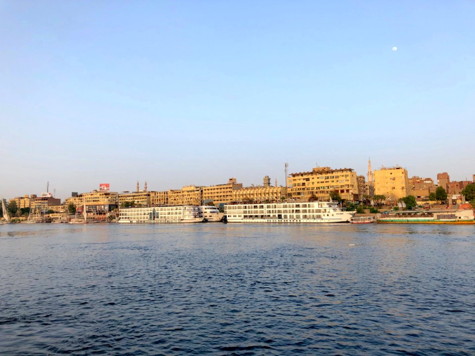 Aswan from the Nile River, Aswan, AG, EGY 