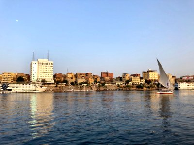 Aswan from the Nile River, Aswan, AG, EGY 