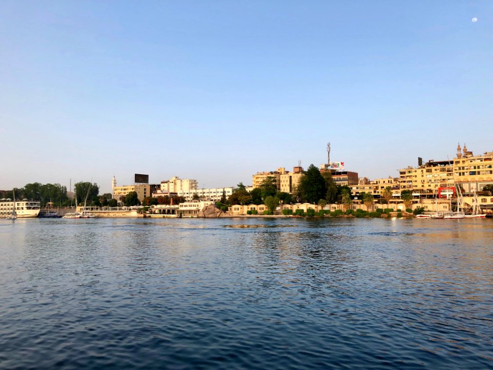 Aswan from the Nile River, Aswan, AG, EGY 